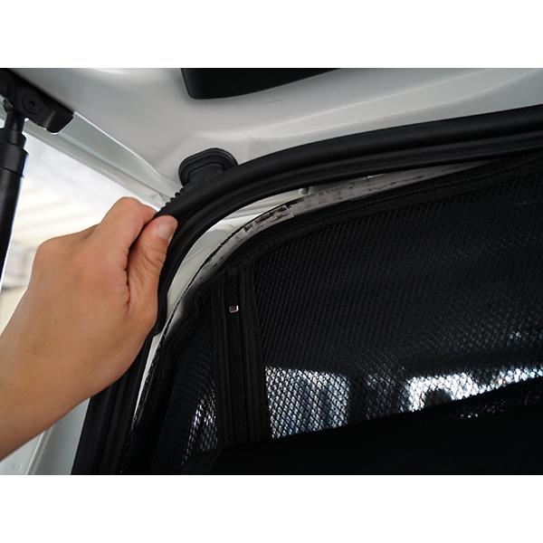 ハイエース 200系  標準ボディ スライドドア用 防虫ネット 虫除けネット 遮光ネット 左右セット両側 サイド 網戸 車中泊 キャンプ | ハイエース | 04