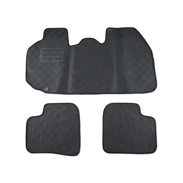 アルトラパン HE21S フロアマット チェック柄 ブラック/グレー H14.1〜H20.11 | ラパン | 02