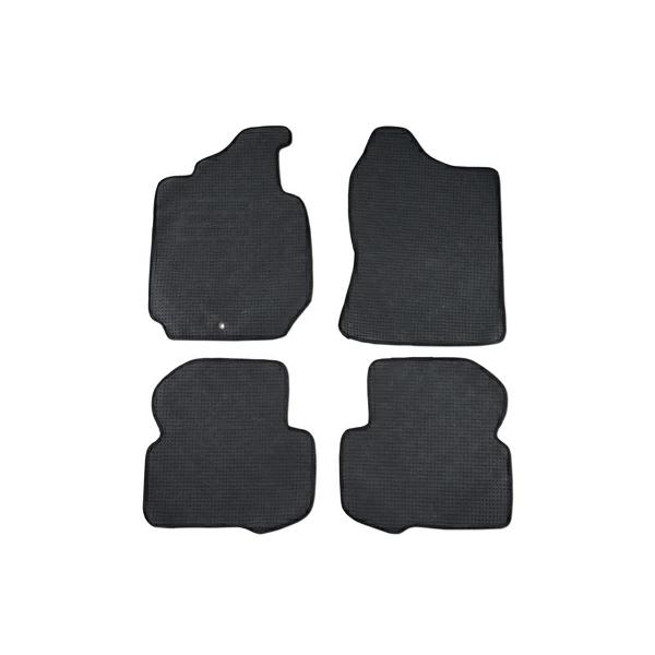 ジムニー JB23W AT用 フロアマット チェック柄 ブラック/グレー | ジムニー | 02