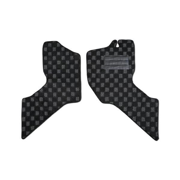 キャリートラック キャリイトラック DA63T フロアマット チェック柄 ブラック/グレー H14.5〜H21.3 | スズキ | 01