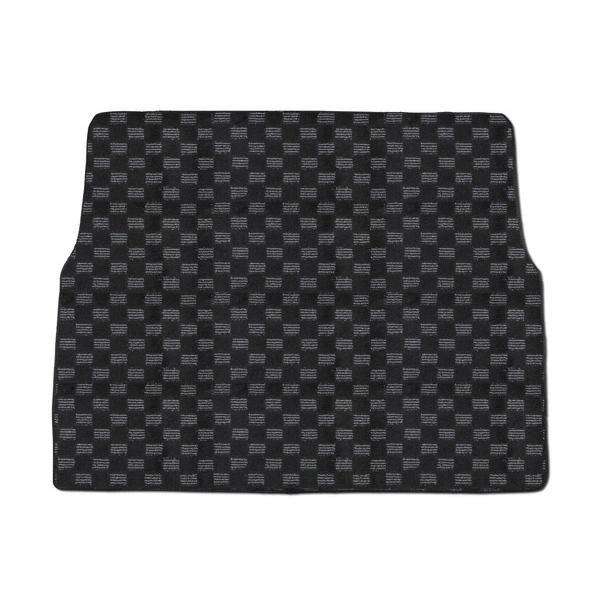 バモス HM1 HM2 後期型 リアマット リアラゲッジマット チェック柄 ブラック/グレー H13.9〜 | ホンダ | 01