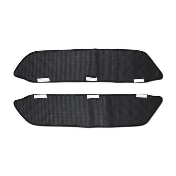 ハイエース 200系 スライドドア ステップマット チェック柄 ブラック/グレー 両側スライドドア車用 H16〜 | ハイエース | 02