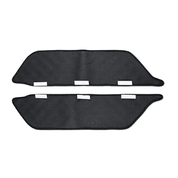 ハイエース 200系 4型 ステップマット チェック柄 ブラック/グレー デュアルパワースライド車用 H25.12〜 | ハイエース | 02