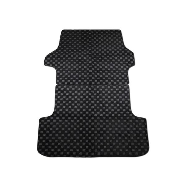 ハイエース 200系 標準ボディ用 リアラゲッジマット 前後分割 チェック柄 ブラック/グレー H16〜 トランク 荷室 ズレにくい 丸洗いOK | ハイエース | 01