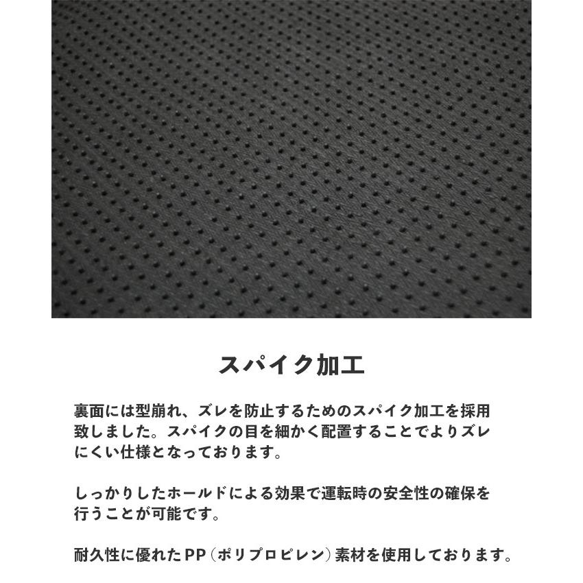ハイエース 200系 標準ボディ用 リアラゲッジマット 前後分割 チェック柄 ブラック/グレー H16〜 トランク 荷室 ズレにくい 丸洗いOK | ハイエース | 05