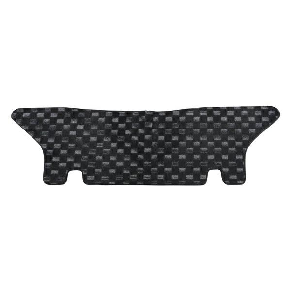 ハイエース 200系 ワイドボディ フロアマット チェック柄 ブラック/グレー セカンド用 H16〜 | ハイエース | 01