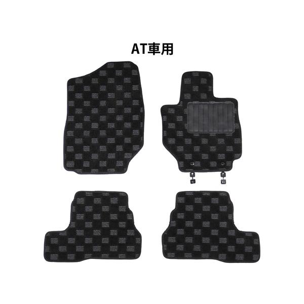 ジムニー JB64W ジムニーシエラ JB74W 専用 3D立体形成 フロアマット チェック柄 ブラック グレー AT/MT スズキ | ジムニー | 01