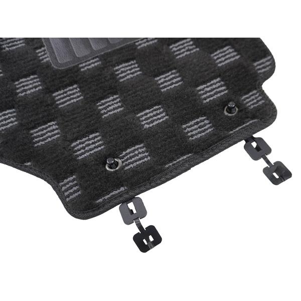 ジムニー JB64W ジムニーシエラ JB74W 専用 3D立体形成 フロアマット チェック柄 ブラック グレー AT/MT スズキ | ジムニー | 05