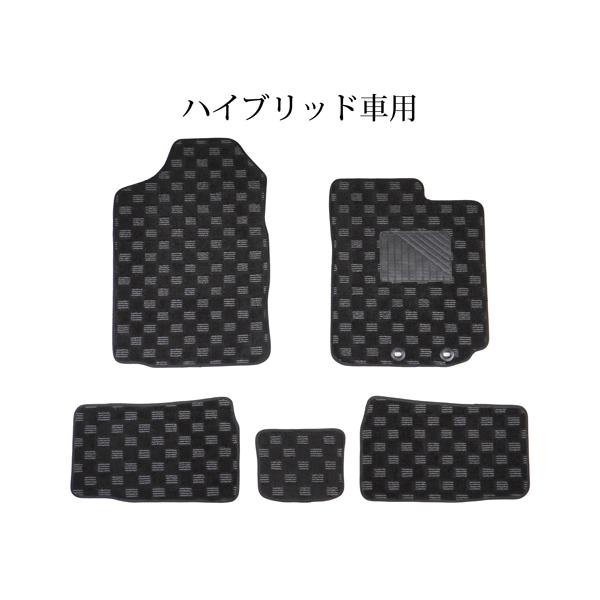 プロボックス サクシード NSP160V NCP160V NCP165V NHP160V 専用 3D立体形成 フロアマット チェック柄 ブラック グレー トヨタ | プロボックス | 03