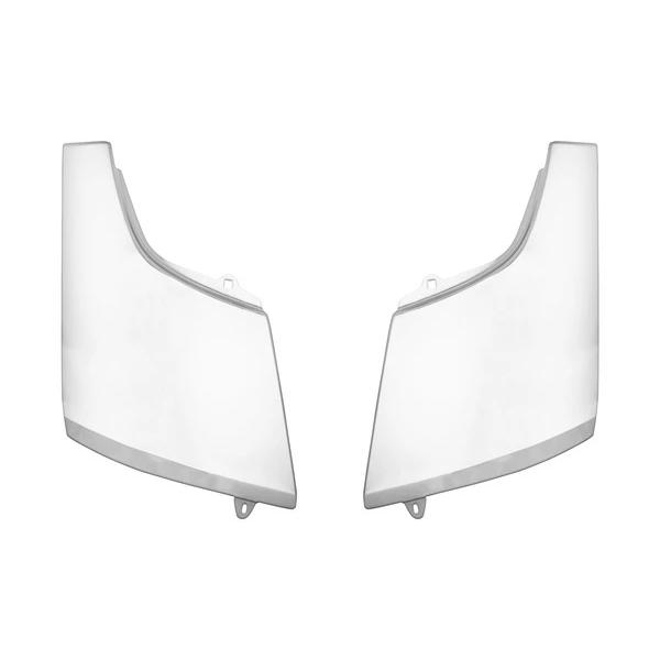 三菱ふそう ジェネレーションキャンター メッキ コーナーパネル スチール製  左右セット H14.7〜H22.10 フロント メッキパーツ | 三菱ふそう | 01