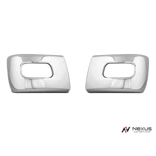 三菱ふそう ブルーテックキャンター 標準 ワイド メッキ サイドバンパー バンパーコーナー H22.11〜R2.10 フロント コーナー ABS製 | 三菱ふそう | 01