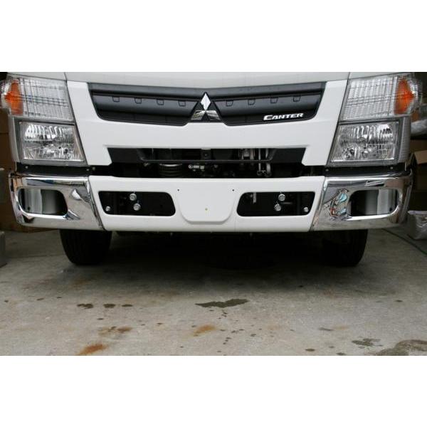 三菱ふそう ブルーテックキャンター 標準 ワイド メッキ サイドバンパー バンパーコーナー H22.11〜R2.10 フロント コーナー ABS製 | 三菱ふそう | 04