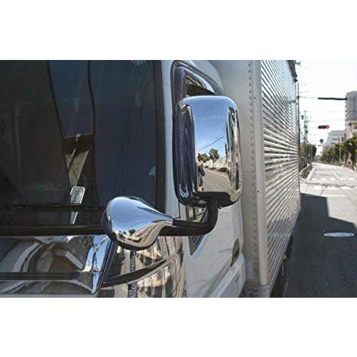 キャンター 標準 ワイド メッキ ミラーカバー 2点セット ブルーテックキャンター ジェネレーションキャンター ABS製 サイドミラー |  | 04