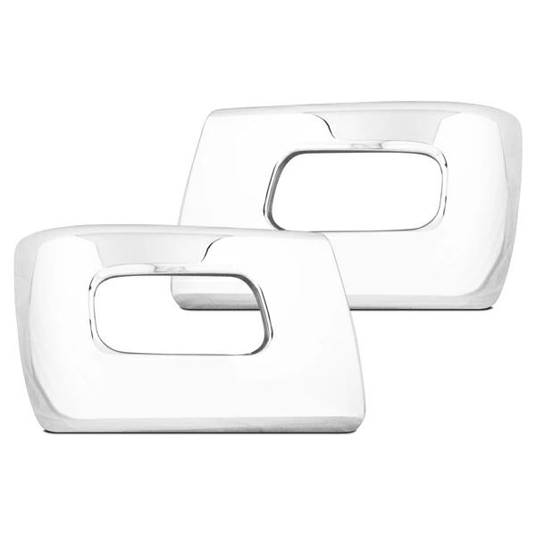 三菱 ブルーテックキャンター ワイドボディ メッキ フロントバンパー バンパーコーナー クリスタルフォグランプ 5点SET◇(SE60-2) | 三菱ふそう | 04