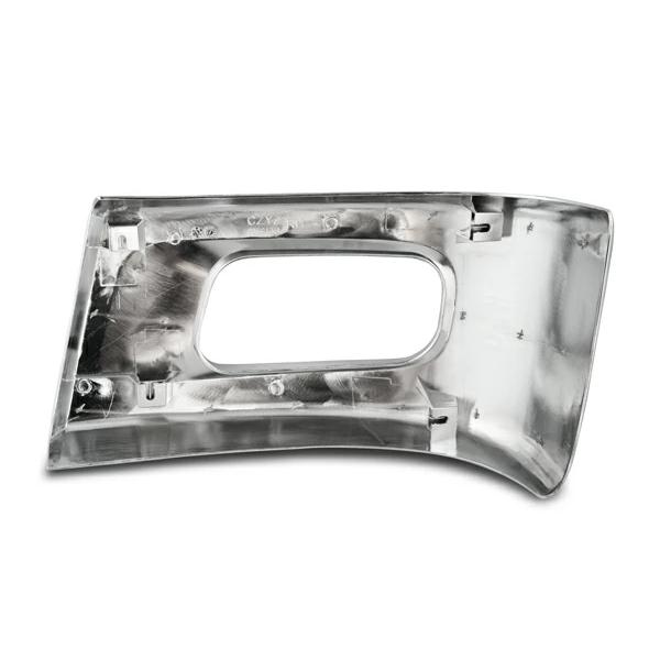 三菱 ブルーテックキャンター ワイドボディ メッキ フロントバンパー バンパーコーナー クリスタルフォグランプ 5点SET◇(SE60-2) | 三菱ふそう | 05