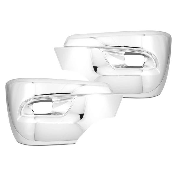 三菱ふそう 20キャンター ワイド用 メッキ サイドバンパー バンパーコーナー 左右セット 交換 修理 フロント トラック 外装 パーツ | 三菱ふそう | 01