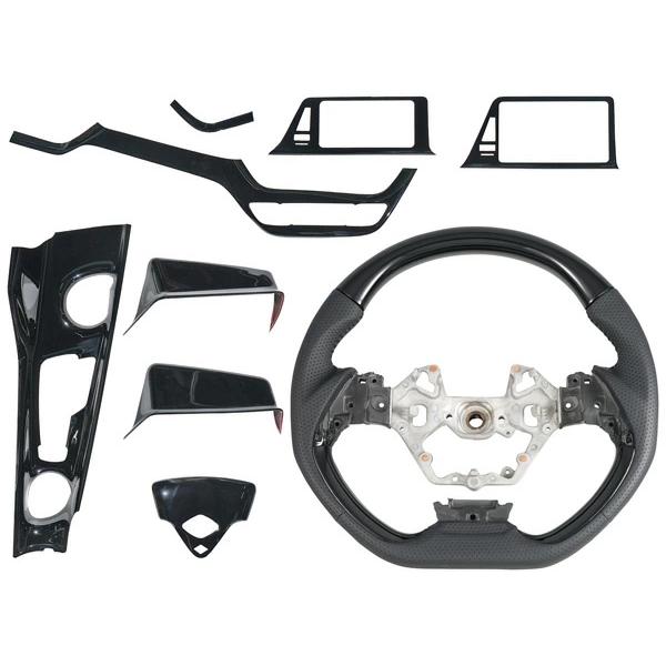 トヨタ C-HR ZYX10 NGX50 ガングリップ ステアリング インテリアパネル ピアノブラック | C-HR | 01