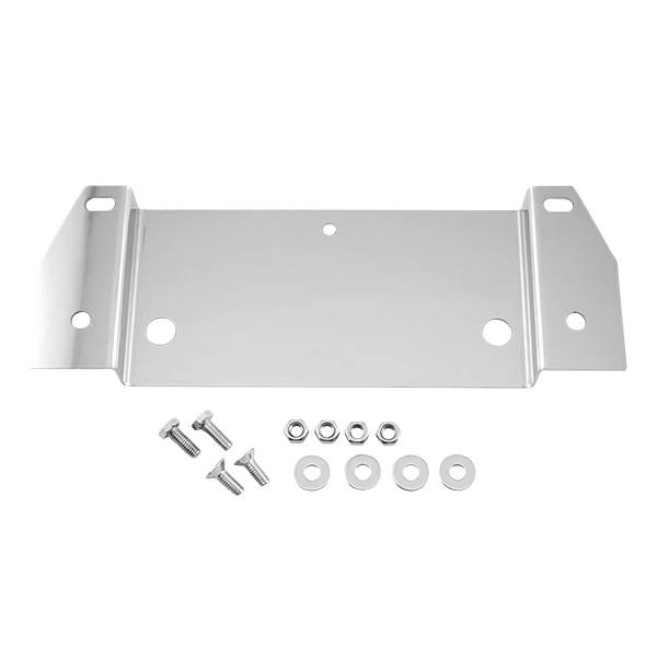 ジムニー JB23W スペアタイヤレス ナンバー移動キット ステンレス製 移設 カスタム ドレスアップ 取付 プレート リアゲート | ジムニー | 02