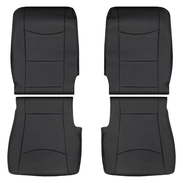 キャラバン NV350 E26系 前期型 プレミアムGX シートカバー レザー ダイヤカット パンチング フロント リア 取り付け | 日産 | 03