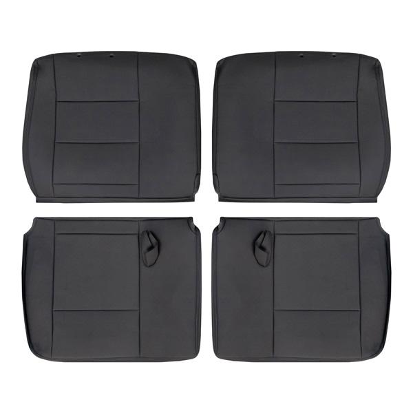 キャラバン NV350 E26系 前期型 プレミアムGX シートカバー レザー ダイヤカット パンチング フロント リア 取り付け | 日産 | 04