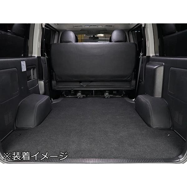 日産 NV350 キャラバン E26系 DX専用 タイヤハウス レザーカバー ブラック 保護  左右 後輪 目隠し 簡単取付 PVC | 日産 | 03