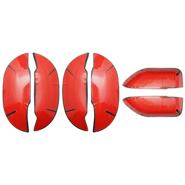 キャラバン NV350 E26系 ドアハンドル ラバープロテクター ブラック カーボン調 傷防止 保護 プロテ ハンドル ガード | 日産 | 07