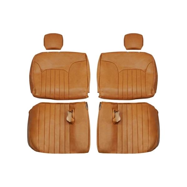 キャラバン NV350 後期型 シートカバー レザー ヴィンテージブラウン E26系 プレミアムGX ロント リア 後部座席 取り付け | 日産 | 04