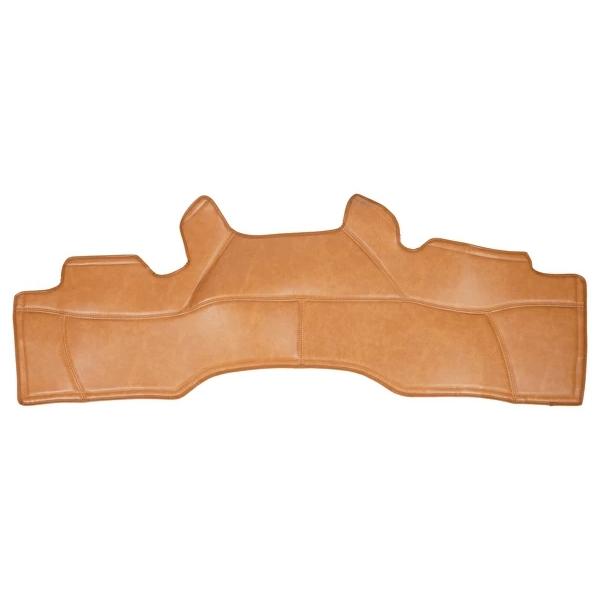 キャラバン NV350 E26系 デッキカバー フロント用 PVCレザー エンジンカバー ヴィンテージブラウン 汚れ防止 運転席 助手席 | 日産 | 01