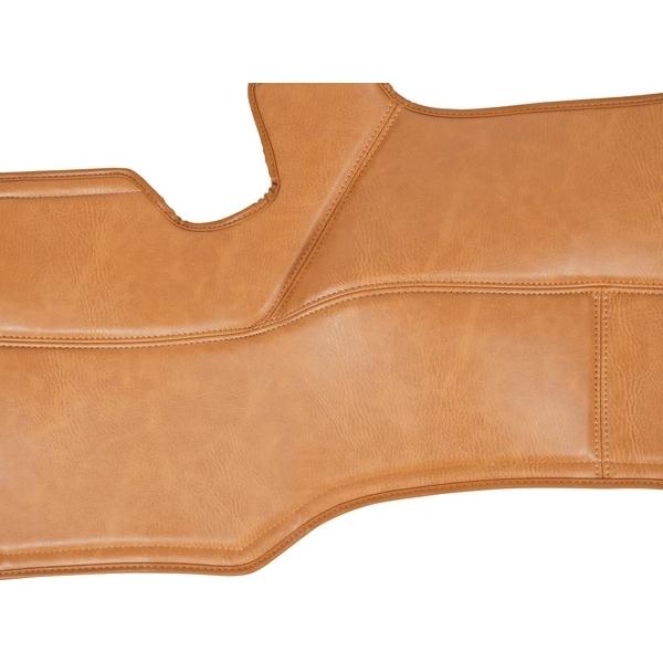 キャラバン NV350 E26系 デッキカバー フロント用 PVCレザー エンジンカバー ヴィンテージブラウン 汚れ防止 運転席 助手席 | 日産 | 02