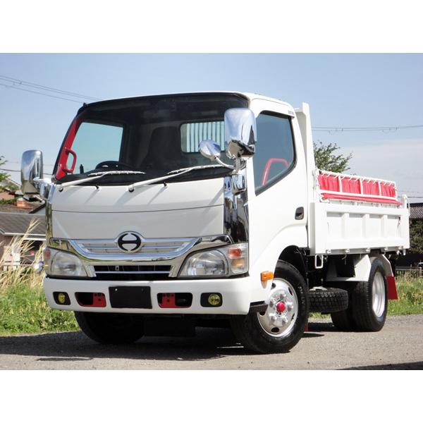 日野 エアループデュトロ 2t ワイド オール メッキ コーナー パネル