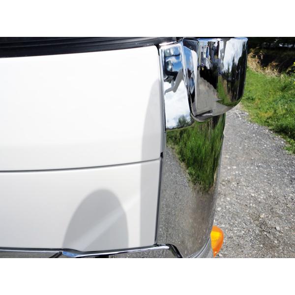 エアループデュトロ メッキ コーナーパネル 標準キャブ ピラー有り車用 交換タイプ ダイナ トヨエース 日野自動車 トヨタ H23.7〜 | 日野自動車 | 03