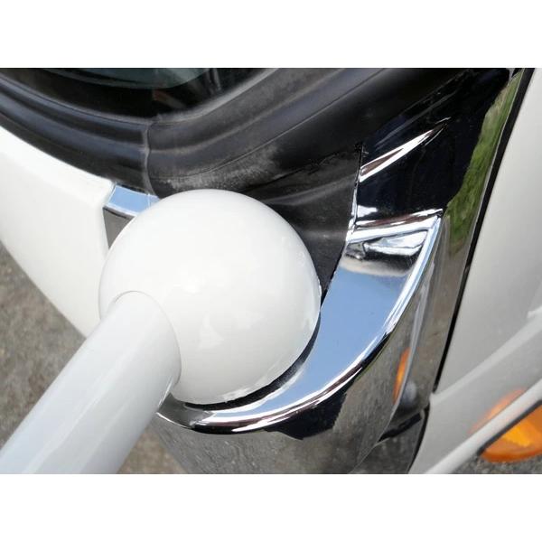 日野自動車 エアループデュトロ メッキ コーナーパネル 標準キャブ