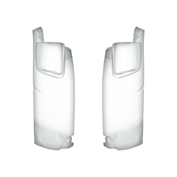 エアループデュトロ メッキ コーナーパネル 標準キャブ ピラー有り車用 交換タイプ ダイナ トヨエース 日野自動車 トヨタ H23.7〜 | 日野自動車 | 08