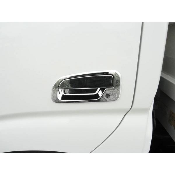 エアループ デュトロ メッキ ドアハンドル カバー 4P ダイナ トヨエース 日野自動車 トヨタ 2トン | 日野自動車 | 02