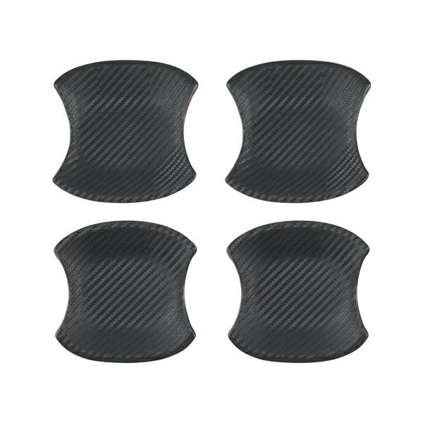 トヨタ アルファード ヴェルファイア 30系 ドアハンドル ラバープロテクター カーボン調 ブラック 貼付 傷防止 保護 取付 | アルファード | 03