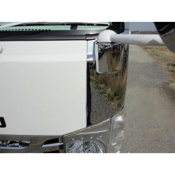 いすゞ純正　07エルフ　ハイキャブ　メッキコーナーパネル　取説あり メッキコーナーパネルセット いすゞ07エルフ ハイキャブ