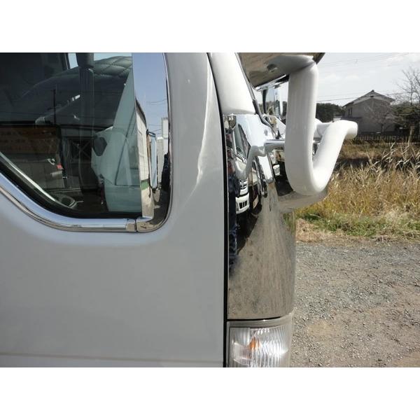 いすゞ純正　07エルフ　ハイキャブ　メッキコーナーパネル　取説あり いすゞ 07エルフ ハイキャブ メッキ コーナーパネル 左右セット