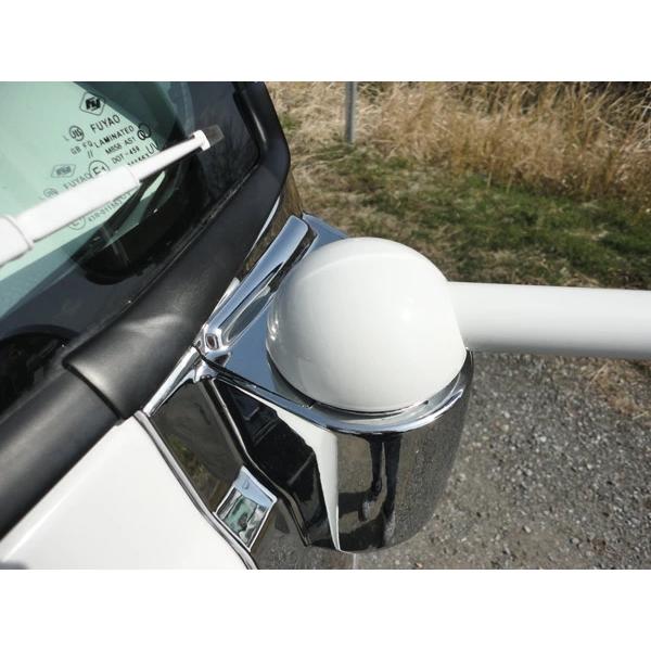 いすゞ（ISUZU） 07 エルフ 標準キャブ用 メッキコーナーパネル H19.1