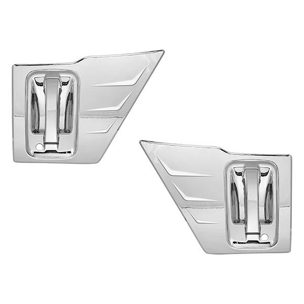 いすゞ 07エルフ ハイキャブ ワイドキャブ メッキ ドアハンドルカバー ドアプロテクター 6Pセット H19.1〜 | いすゞ | 01