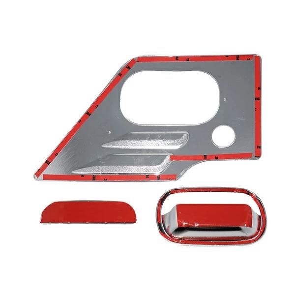 いすゞ NEWエルフ PMエルフ 07エルフ メッキ ドアハンドルプロテクター ドアハンドルガーニッシュ 6Pセット H5.7〜 | いすゞ | 03