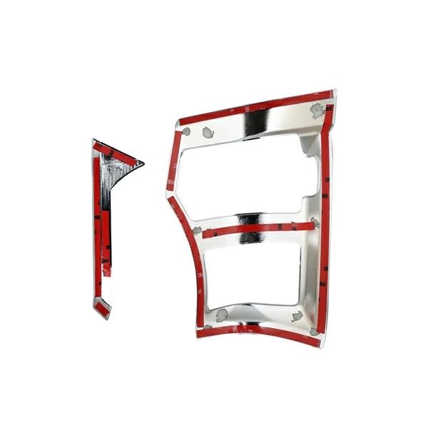 超低PMエルフ 標準ボディ ワイドボディ用 メッキアイライン メッキコーナーリム セット H16.6〜H19.4 | いすゞ | 02