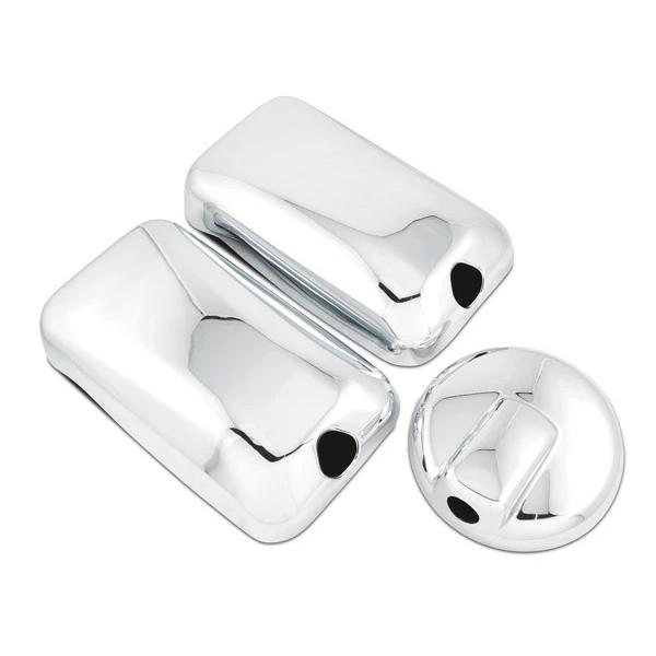 07 エルフ メッキ ミラーカバー 3点セット 標準キャブ ハイキャブ用 170φ アンダーミラー車 いすゞ | いすゞ | 01