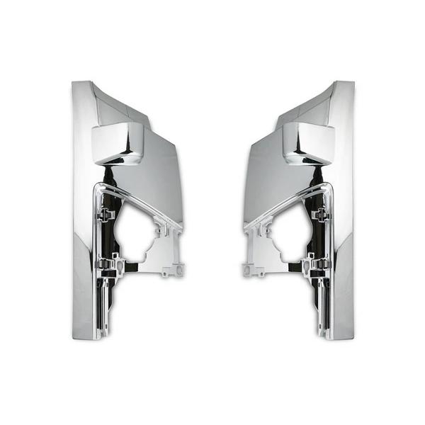 07 エルフ 後期型 ワイドキャブ用 メッキ フロントグリル コーナーパネル セット いすゞ | いすゞ | 04