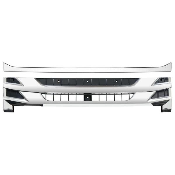 07 エルフ メッキ グリル フロント ラインプレート 後期型 ワイドキャブ用 いすゞ | いすゞ | 01