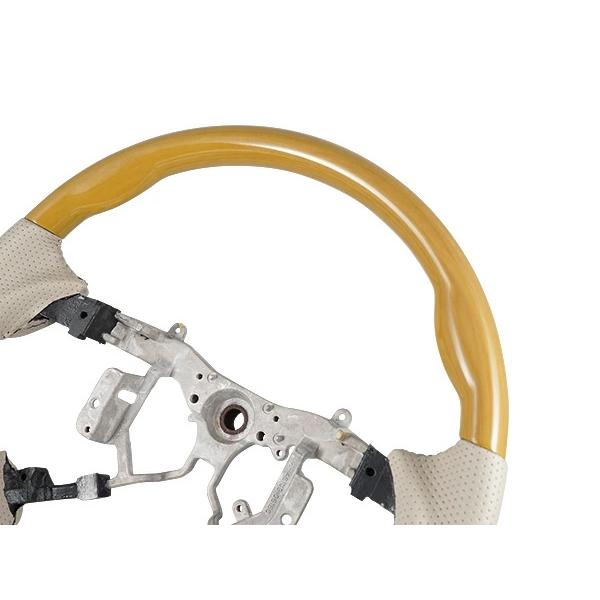 エスティマ ACR50 GSR50系  ステアリング ハンドル ガングリップ シフトノブ セット 黄木目調 H18.1〜 木目調 カスタム | エスティマ | 03