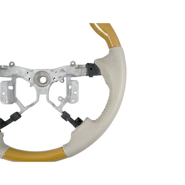 エスティマ ACR50 GSR50系 ステアリング ハンドル スタンダード タイプ シフトノブ セット 黄木目調 H18.1〜 木目調 内装 | エスティマ | 04