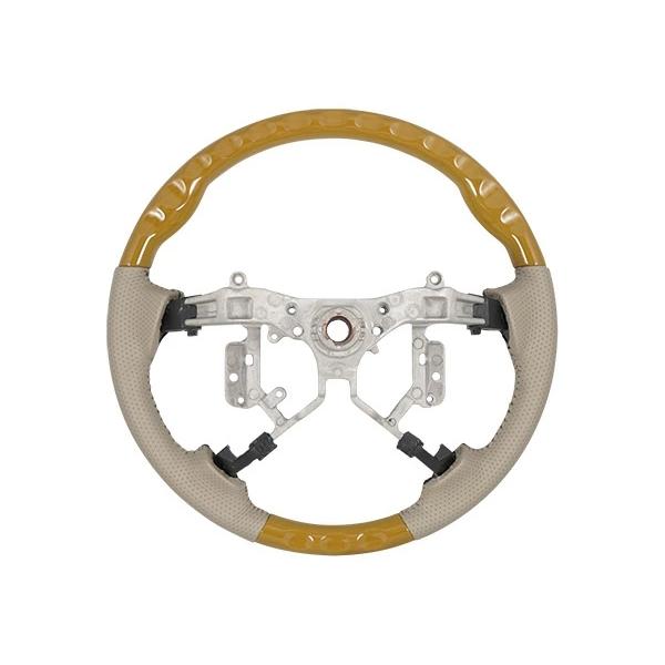 エスティマ ACR50 GSR50系 ステアリング ハンドル スタンダード タイプ シフトノブ セット 黄木目調 H18.1〜 木目調 内装 | エスティマ | 05