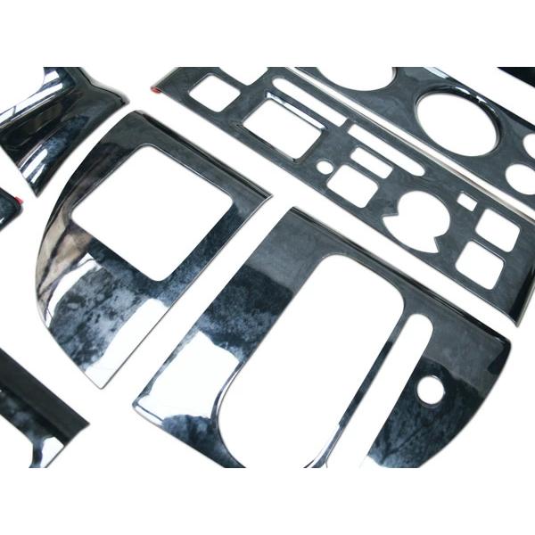 エブリィ インテリアパネル DA64V DA64W エブリイバン エブリイワゴン 24P 黒木目調 H17.8〜H27.2 内装 インパネ 3D | エブリイワゴン | 03