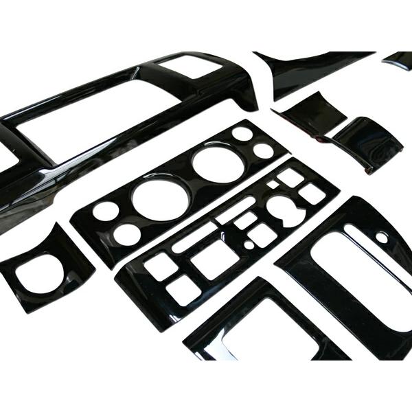 エブリィ インテリアパネル DA64V DA64W エブリイバン エブリイワゴン 24P ピアノブラック H17.8〜H27.2 内装 インパネ | エブリイワゴン | 02