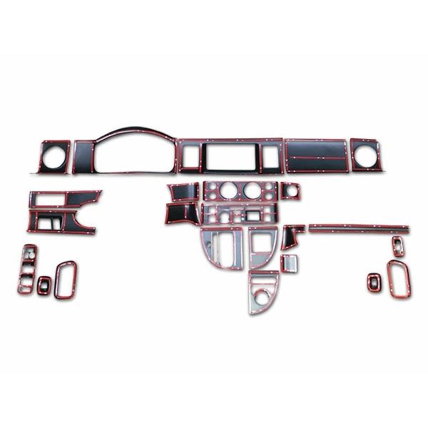 エブリィ インテリアパネル DA64V DA64W エブリイバン エブリイワゴン 24P ピアノブラック H17.8〜H27.2 内装 インパネ | エブリイワゴン | 03